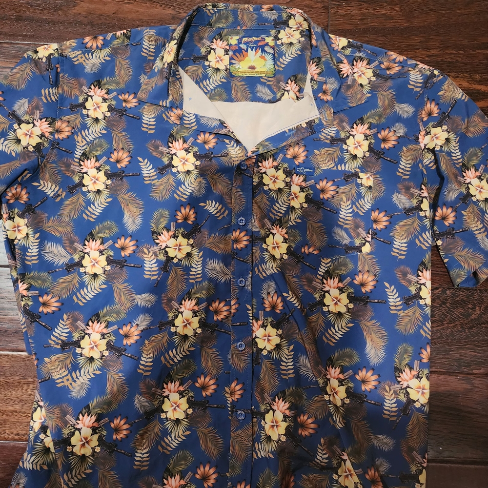 Tropical Floral Men's Casual Shirt